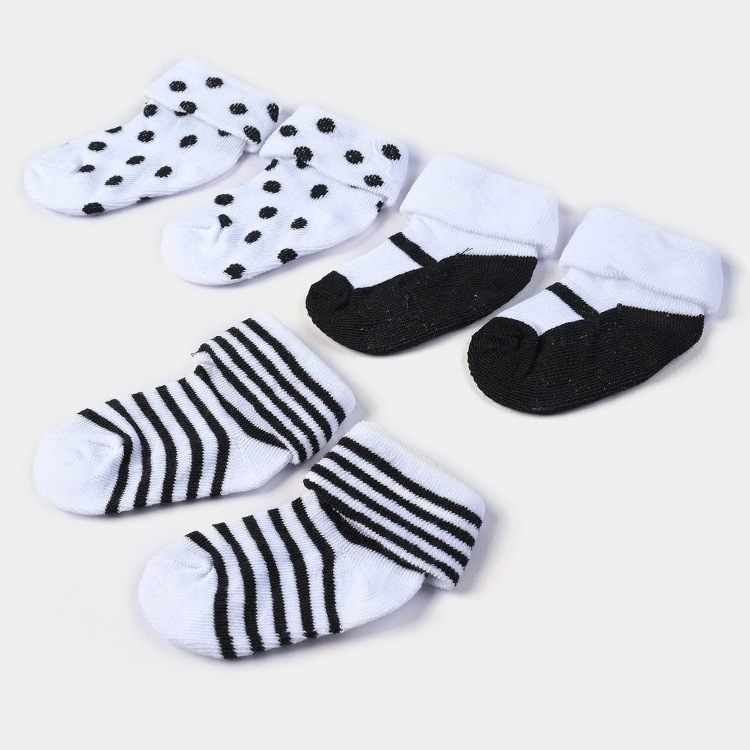 INFANT BABY 3 PAIR SOCKS | 0-12M