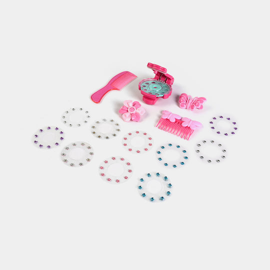 Hair Clip & Gem Stamping Playset