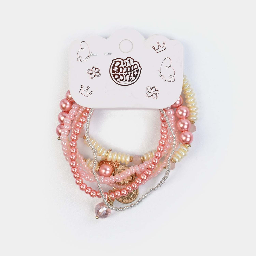 Fancy Crystal Beaded Bracelet for Girls