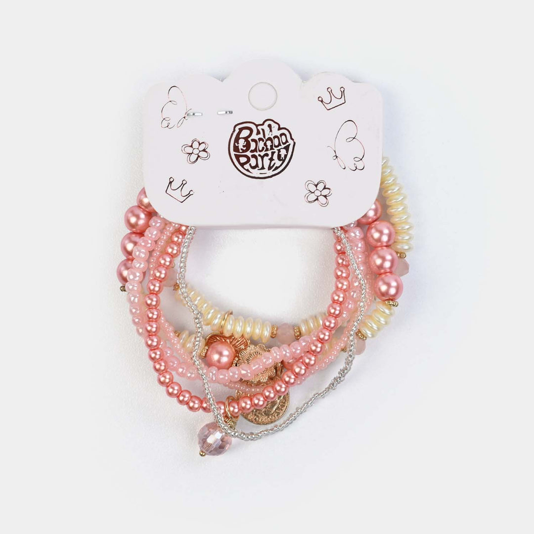 Fancy Crystal Beaded Bracelet for Girls