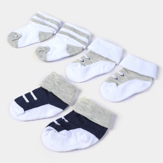 INFANT BABY 3 PAIR SOCKS | 0-12M