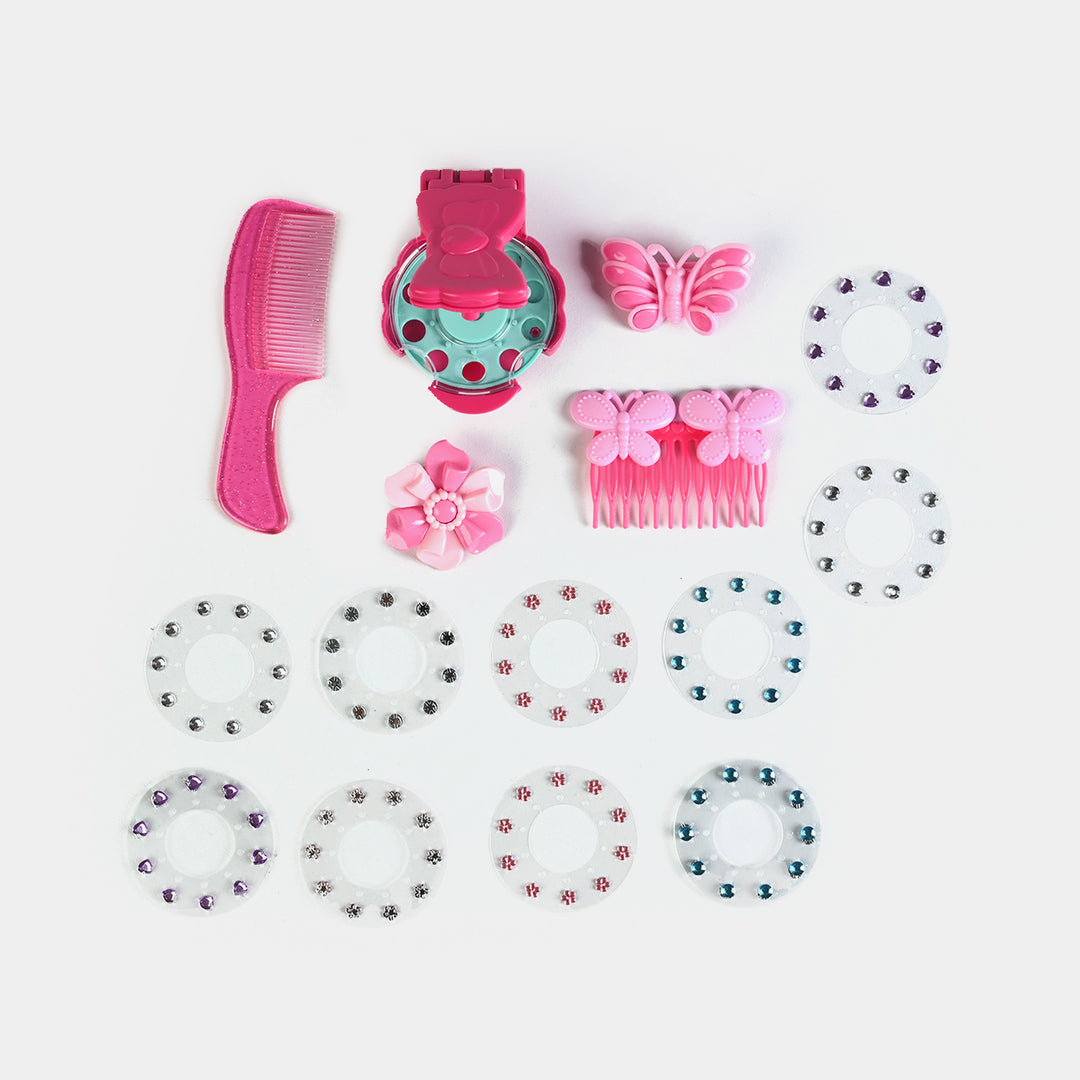 Hair Clip & Gem Stamping Playset