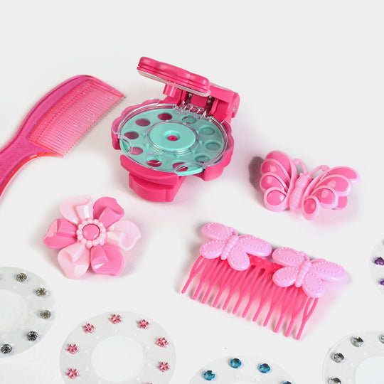 Hair Clip & Gem Stamping Playset