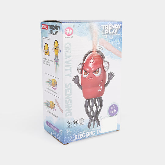 Gravity Sensing Electric Dancing Trendy Squid Toy