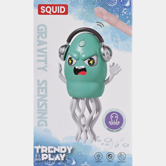 Gravity Sensing Electric Dancing Trendy Squid Toy