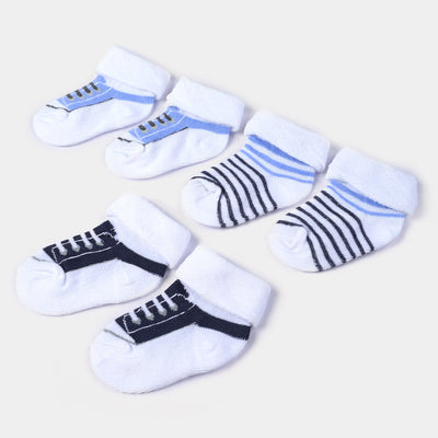 INFANT BABY 3 PAIR SOCKS | 0-12M