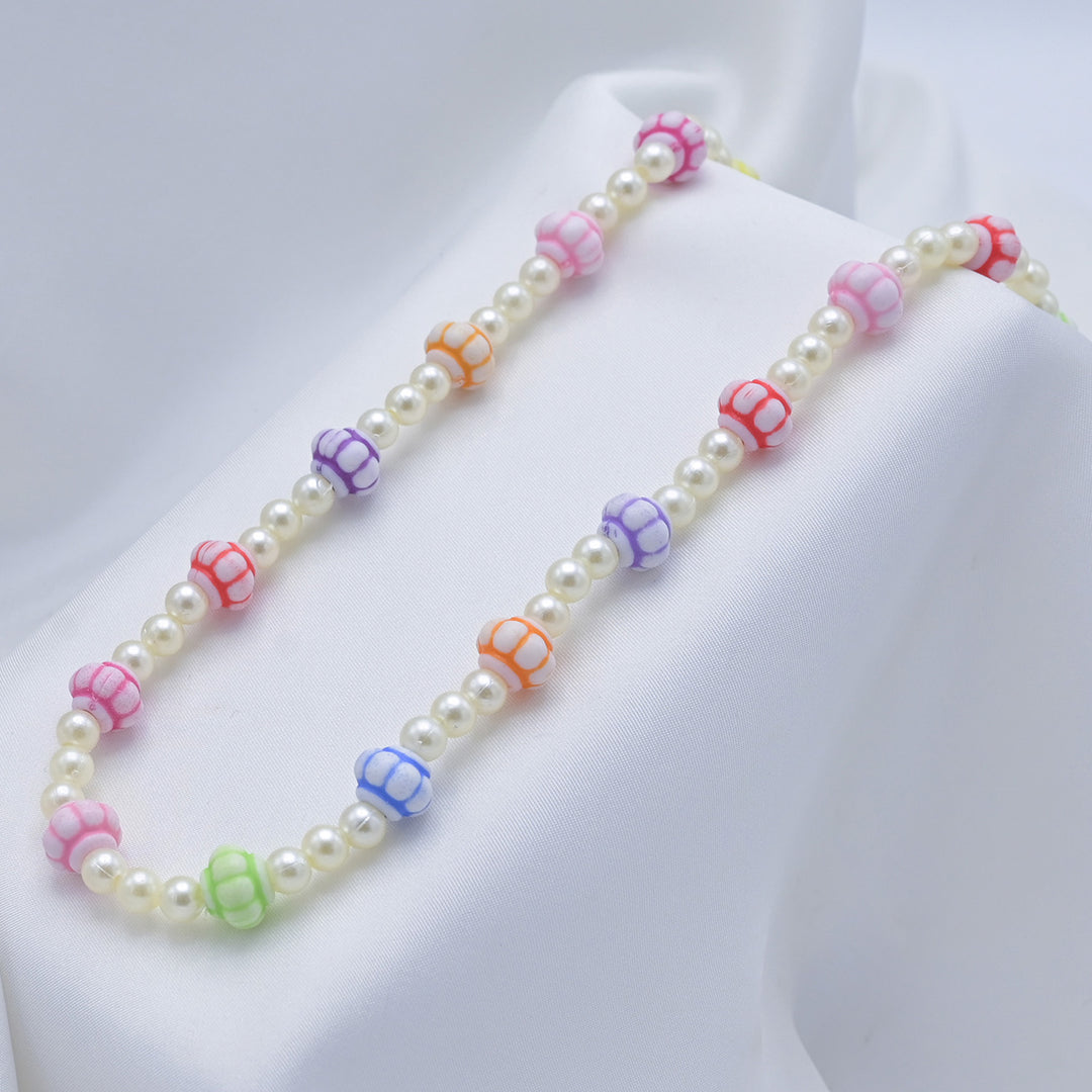 Elegant Beaded Necklace & Bracelet For Girls