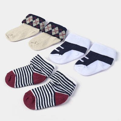 INFANT BABY 3 PAIR SOCKS | 0-12M