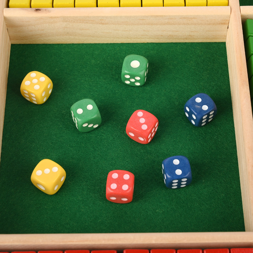 Multi Sided Dice Number Wooden Family Board Game
