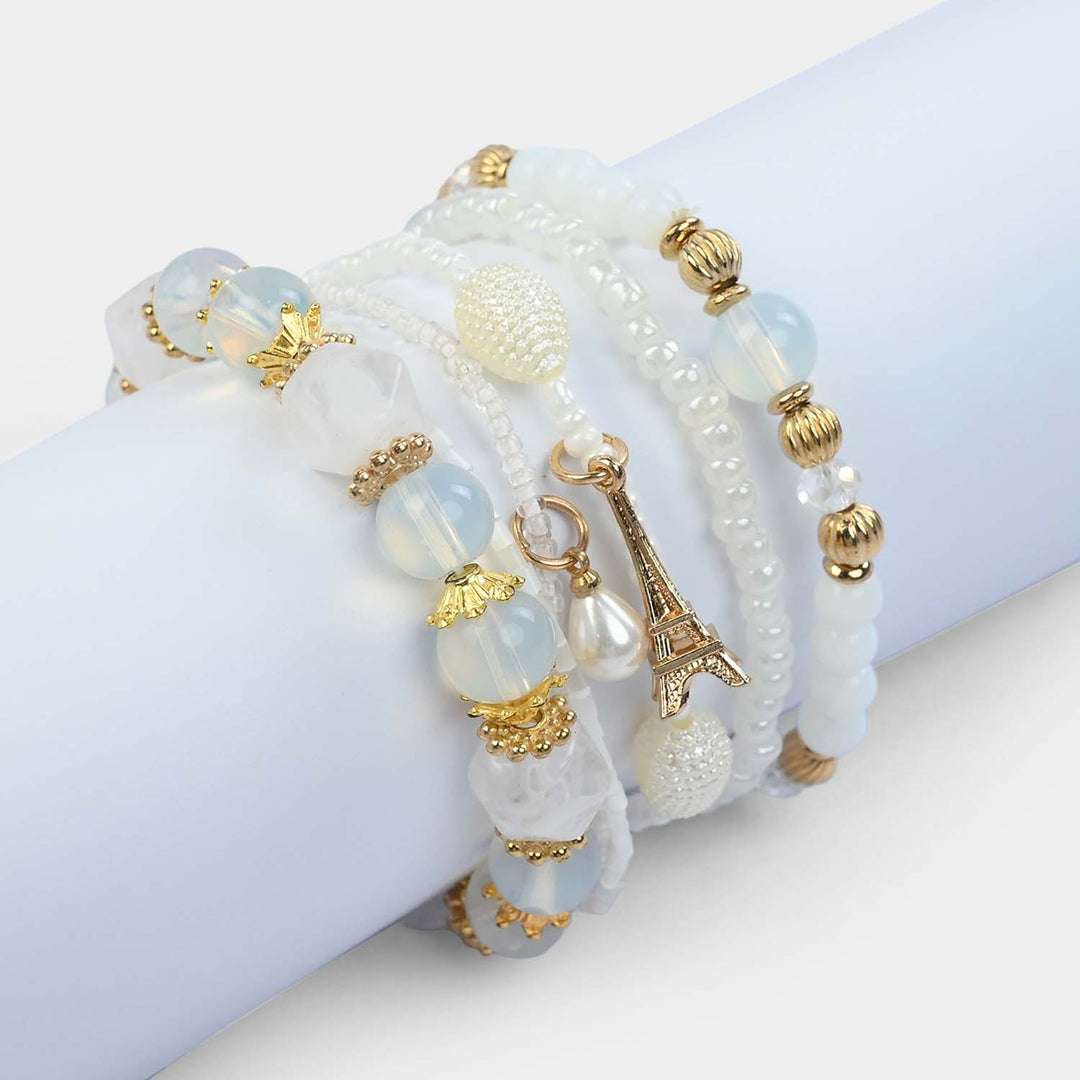 Fancy Crystal Beaded Bracelet for Girls
