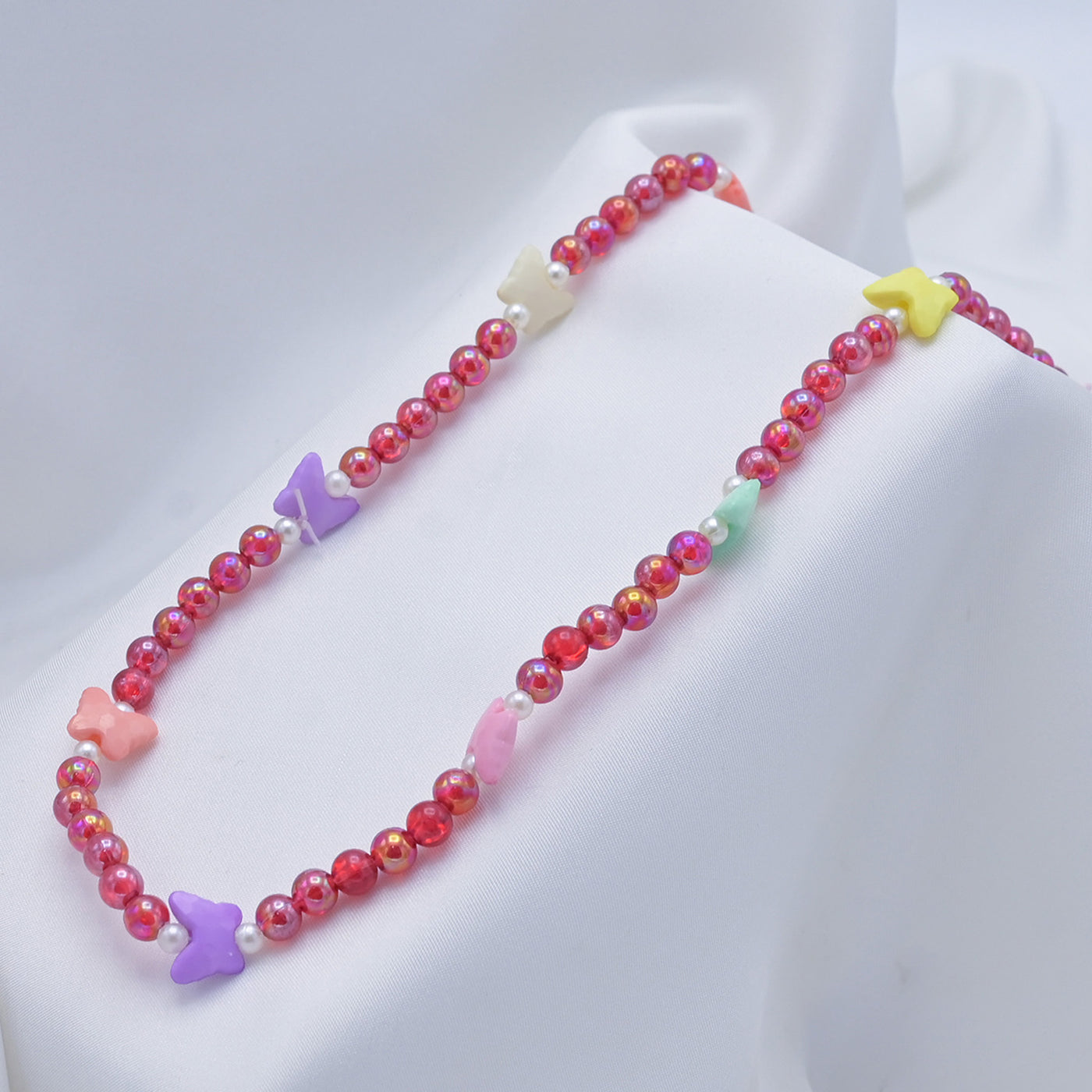 Elegant Beaded Necklace & Bracelet For Girls