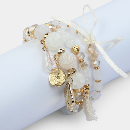 Fancy Crystal Beaded Bracelet for Girls