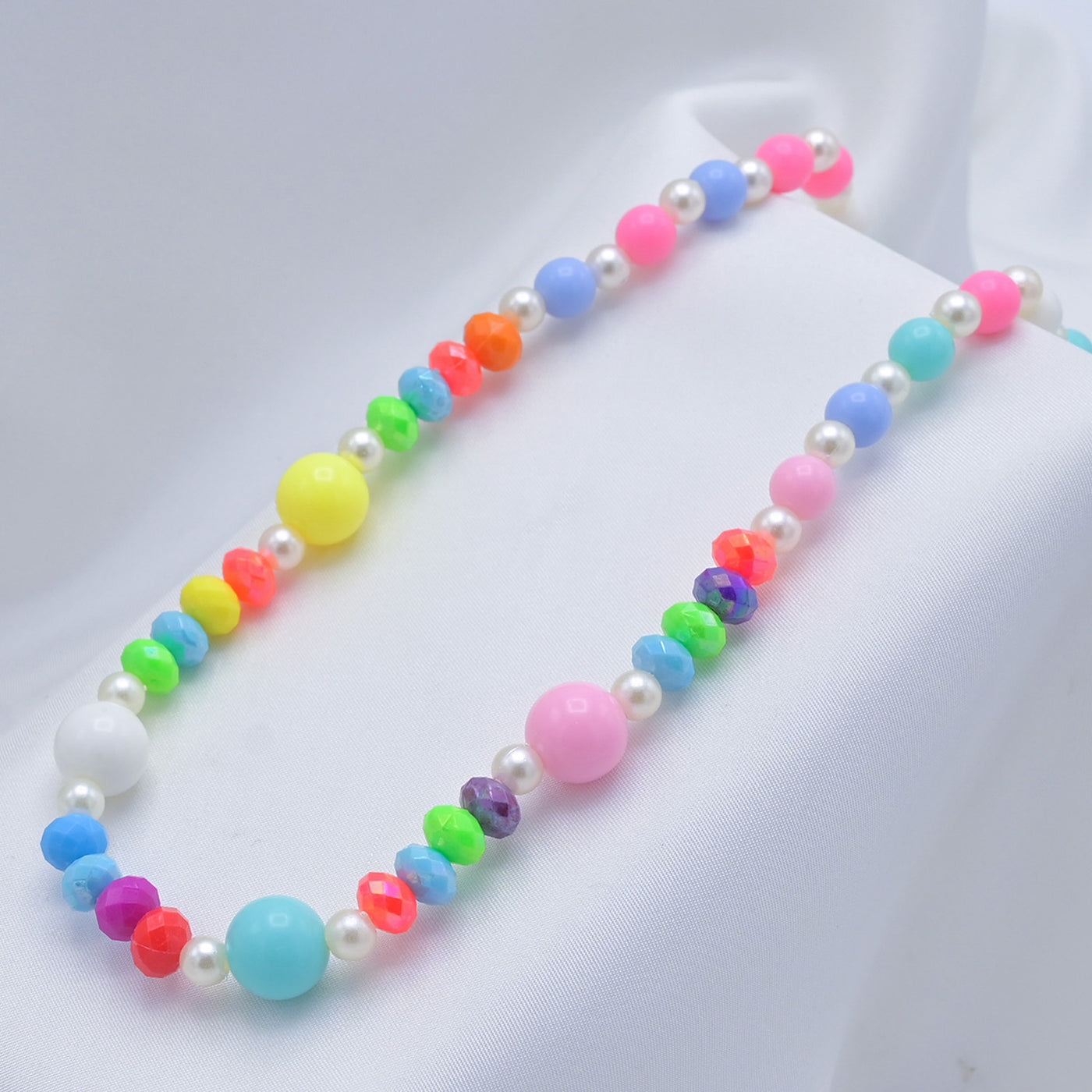 Elegant Beaded Necklace & Bracelet For Girls