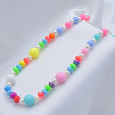 Elegant Beaded Necklace & Bracelet For Girls