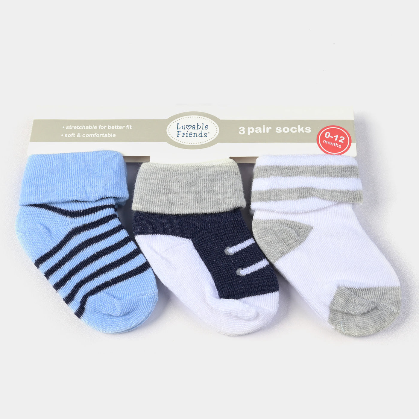 Charm Design Socks Pack of 3 Pair For Infant