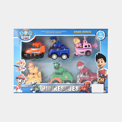 Action Character Cars Play Set For kids