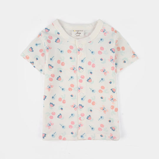 Infant Girls Jersey/Terry 3Pc Gift Set - White