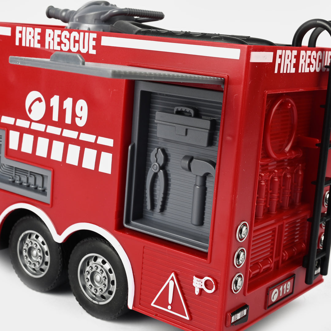 Remote Control Alloy Fire Rescue Truck Set