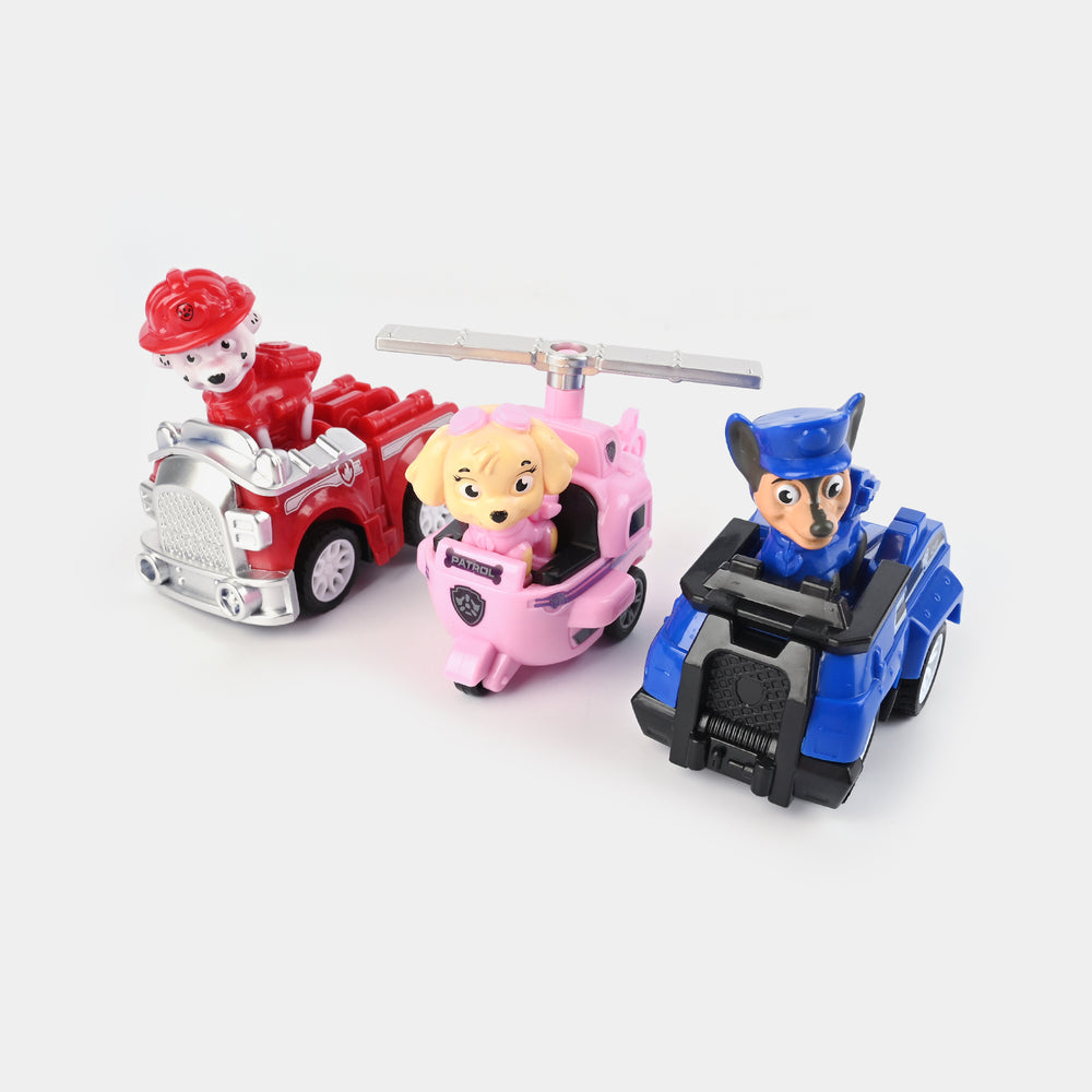 Action Character Cars Play Set For kids