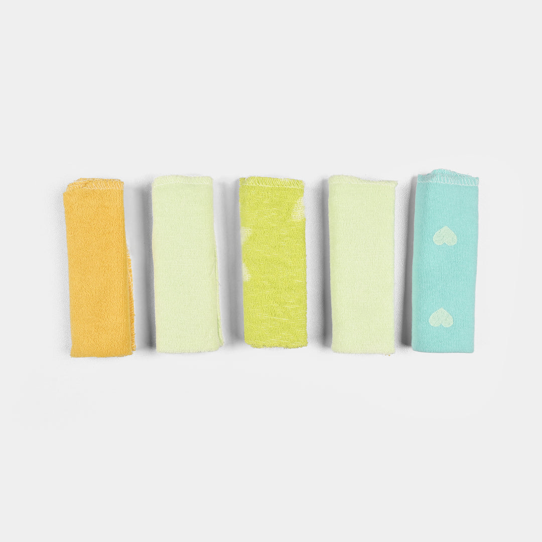 Baby Hooded Bath Towel + 5 PCs Face Towel