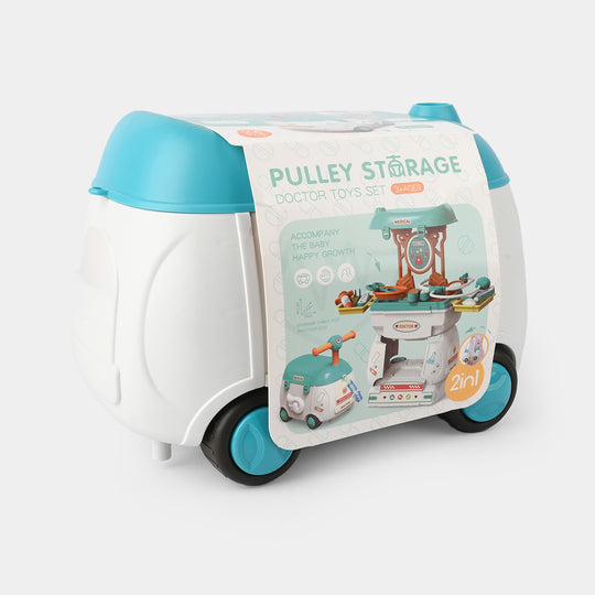 2-in-1 Pulley Storage Doctor Toy Set | Creative Role Play