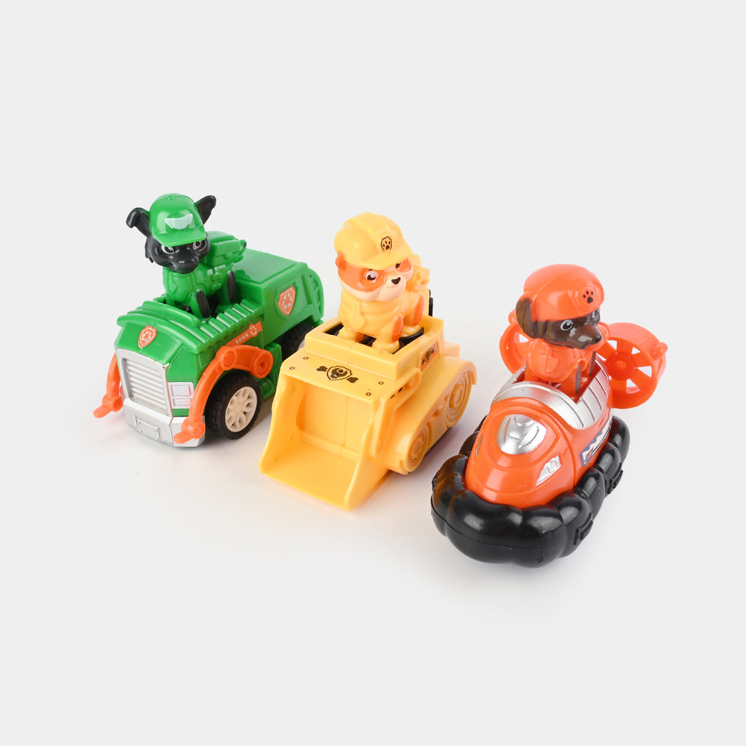 Action Character Cars Play Set For kids