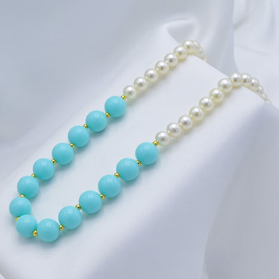 Elegant Beaded Necklace & Bracelet For Girls