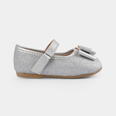 Girls Pumps JS-006-SILVER