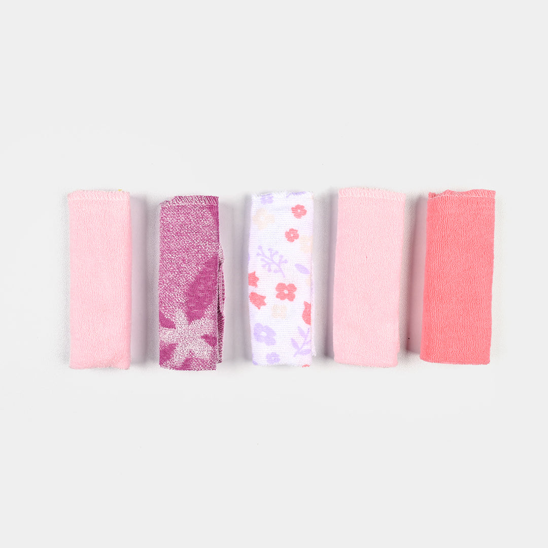 Baby Hooded Bath Towel + 5 PCs Face Towel