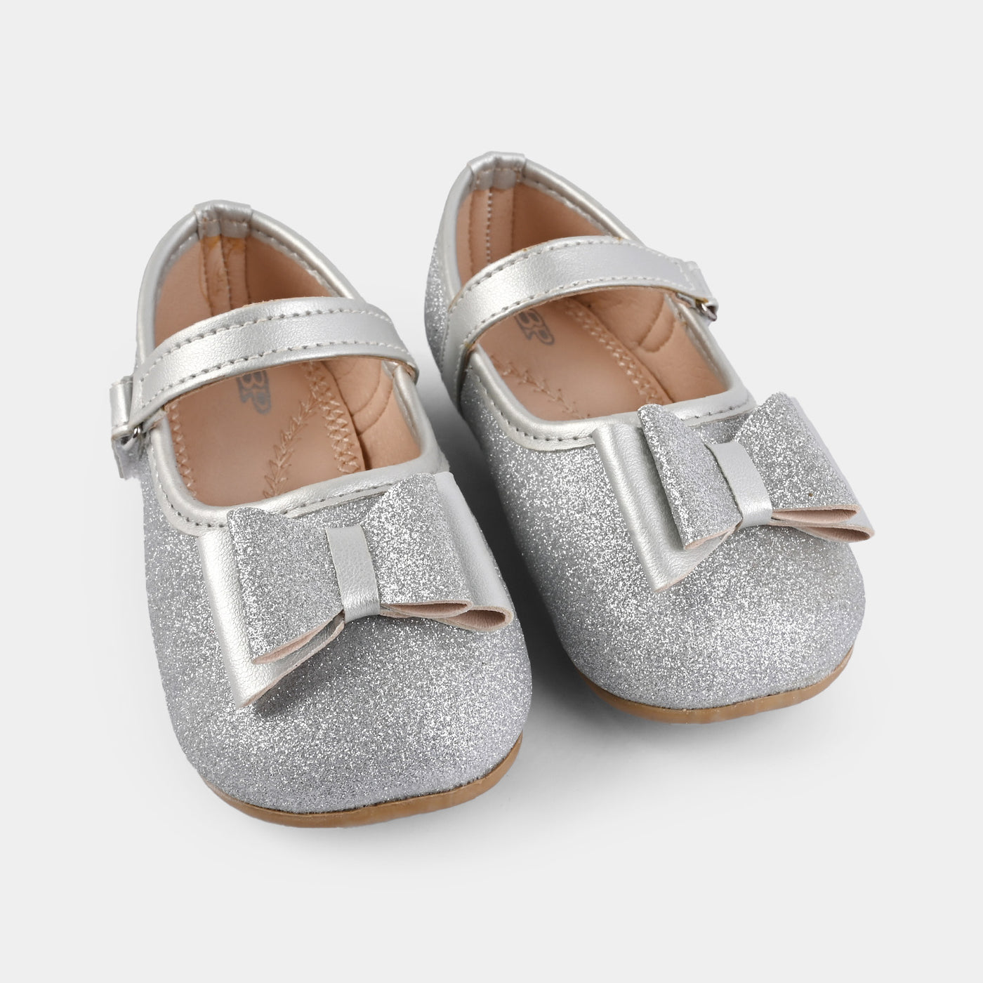 Girls Pumps JS-006-SILVER