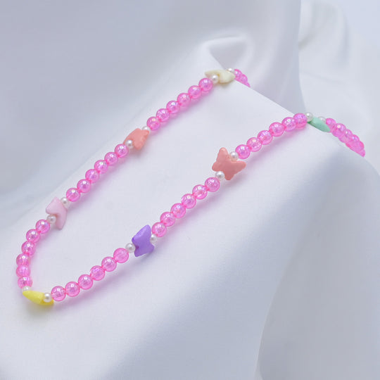 Elegant Beaded Necklace & Bracelet For Girls