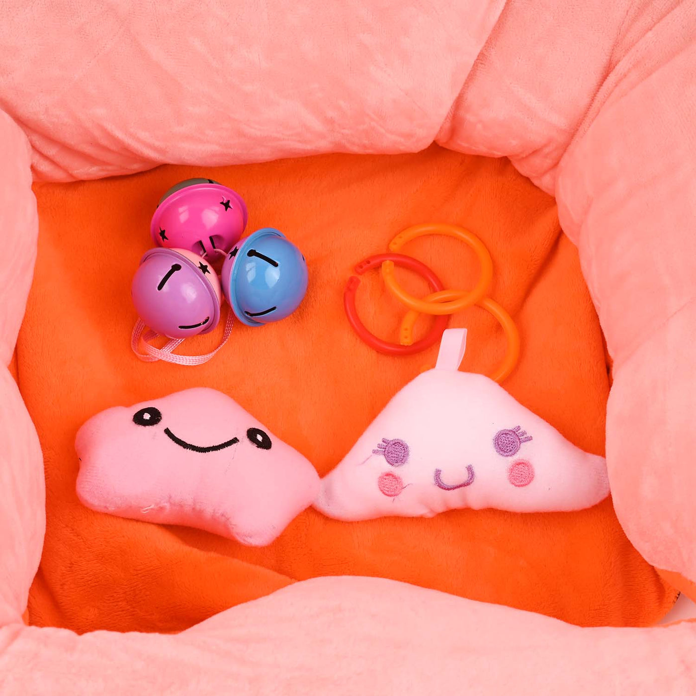 Baby Floor Seat & Rattles