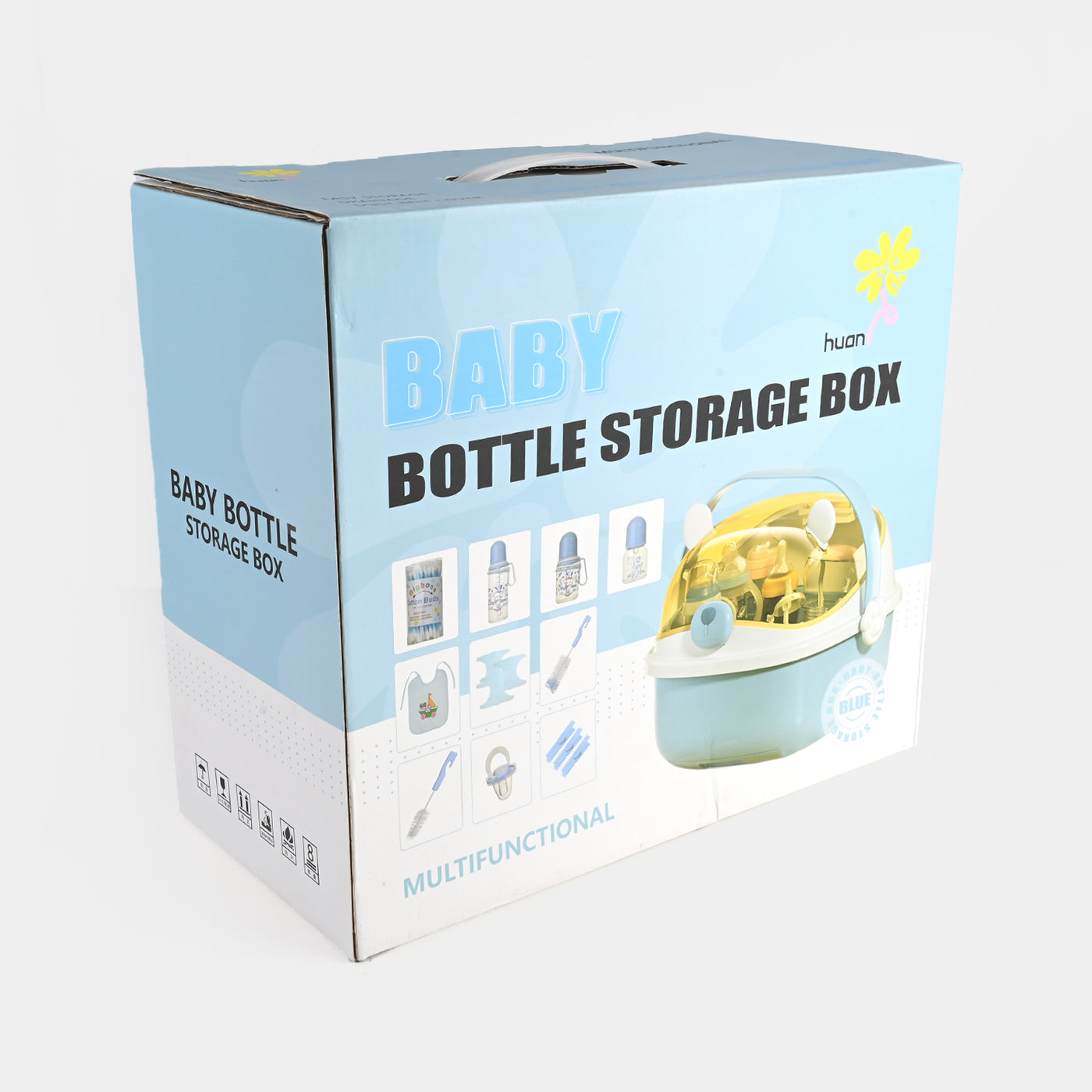 Baby Bottle & Essentials Storage Box