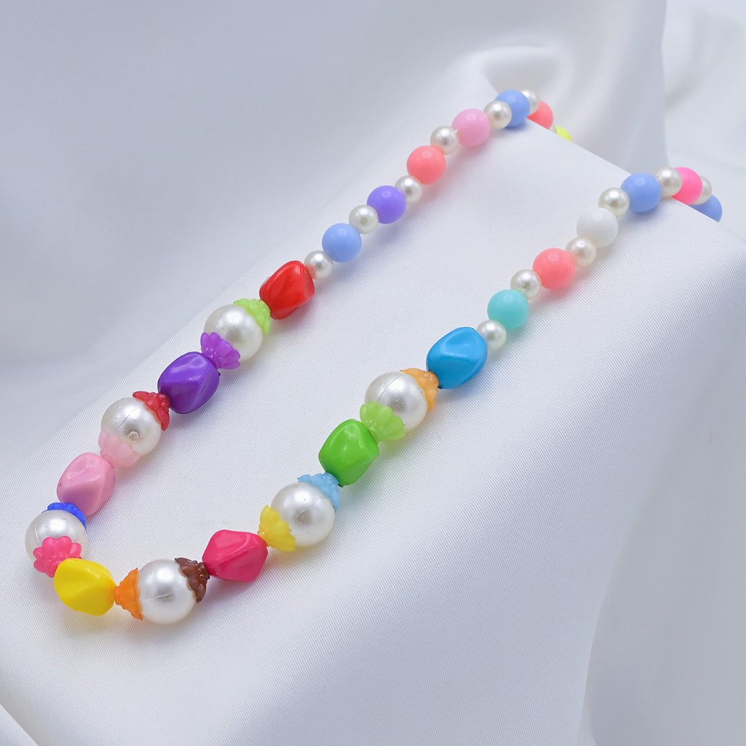 Elegant Beaded Necklace & Bracelet For Girls