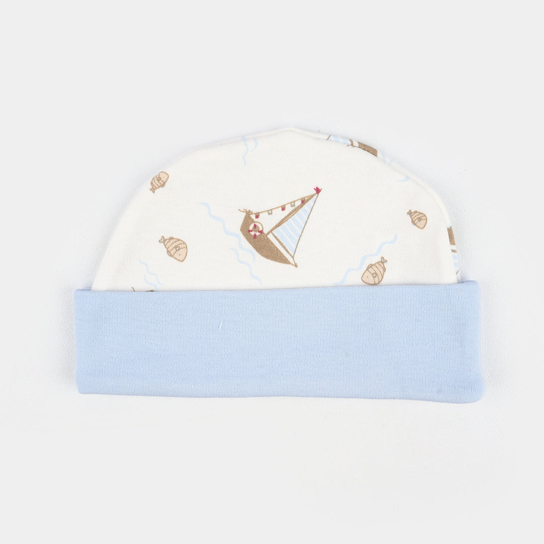 Infant Boys Jersey/Terry 3Pc Gift Set 287-055-BLUE