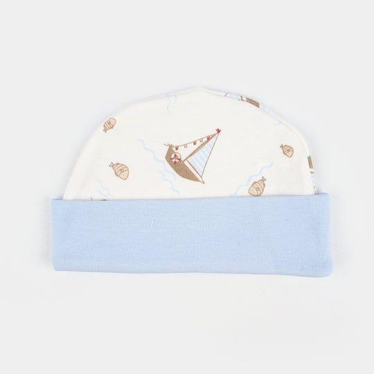 Infant Boys Jersey/Terry 3Pc Gift Set 287-055-BLUE