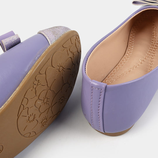 Girls Pumps 1307-Purple