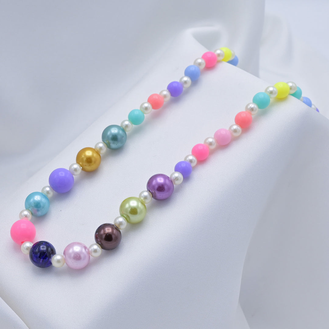 Elegant Beaded Necklace & Bracelet For Girls