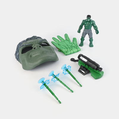 Targeting Launcher Play Set With Figure For Kids