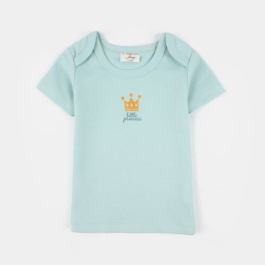 Infant Girls Jersey/Terry 3Pc Gift Set 287 - Blue
