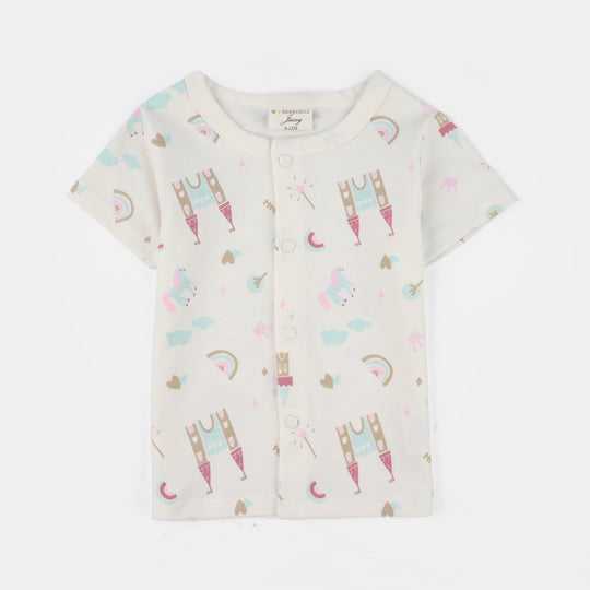 Infant Girls Jersey/Terry 3Pc Gift Set 287 - Blue