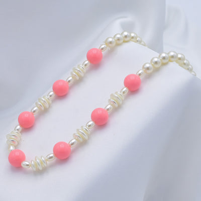 Elegant Beaded Necklace & Bracelet For Girls