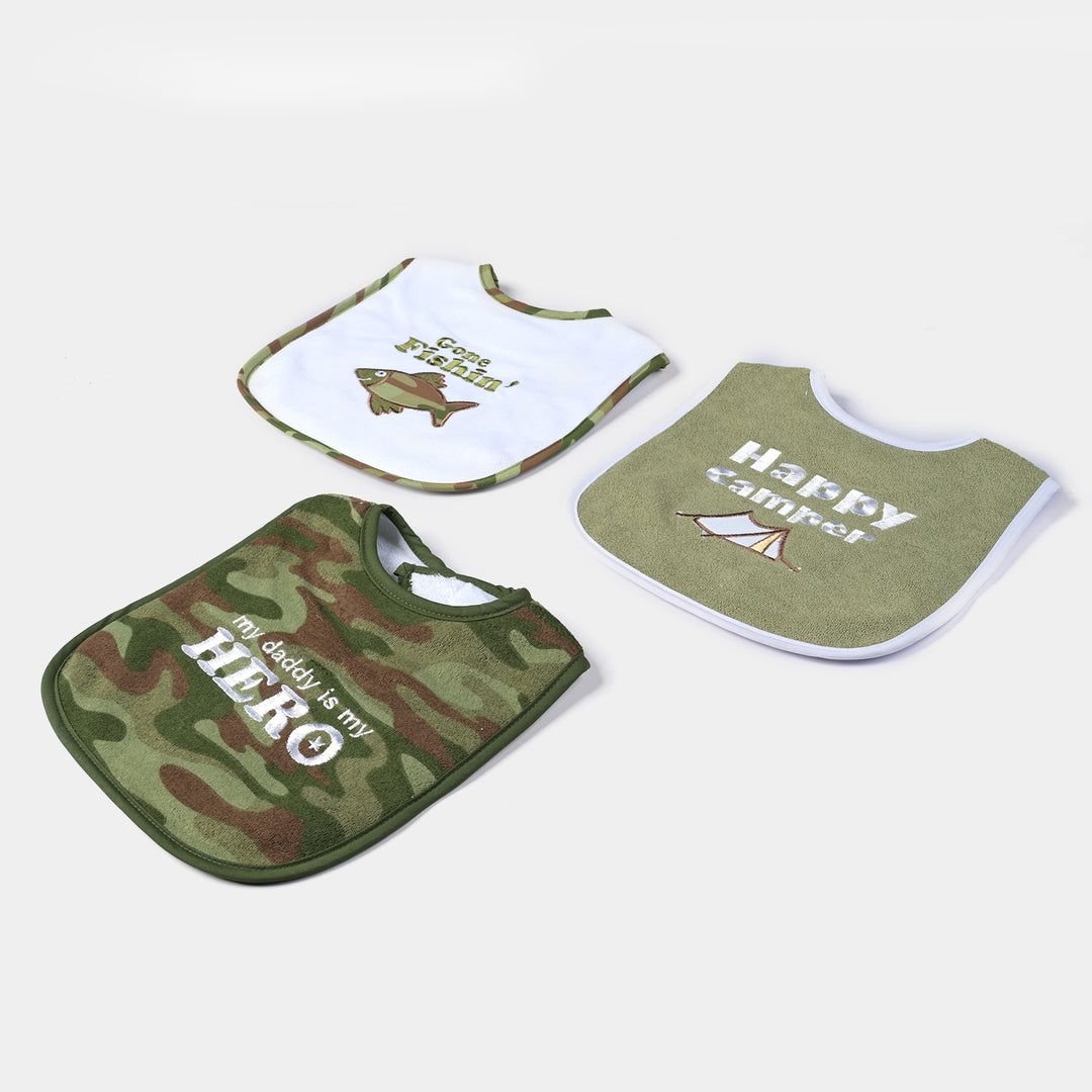 Cotton Terry Bibs Pack of 3