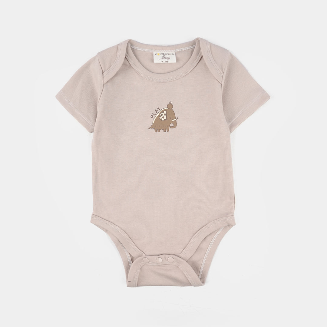 Infant Boys Jersey/Terry 3Pc Suit 287-016 E-C-BEIGE