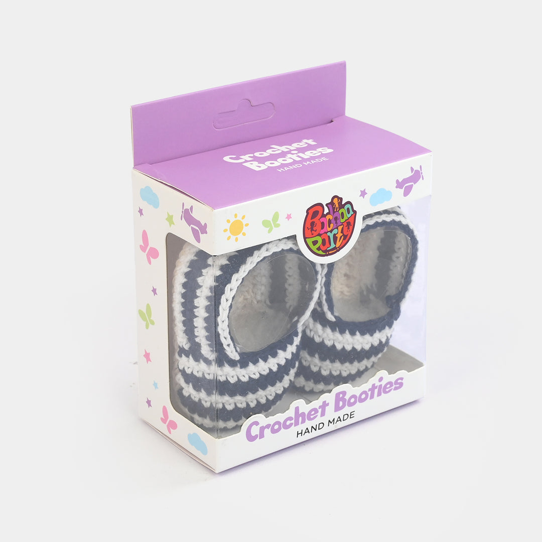 Hand-Made Crochet Baby Booties