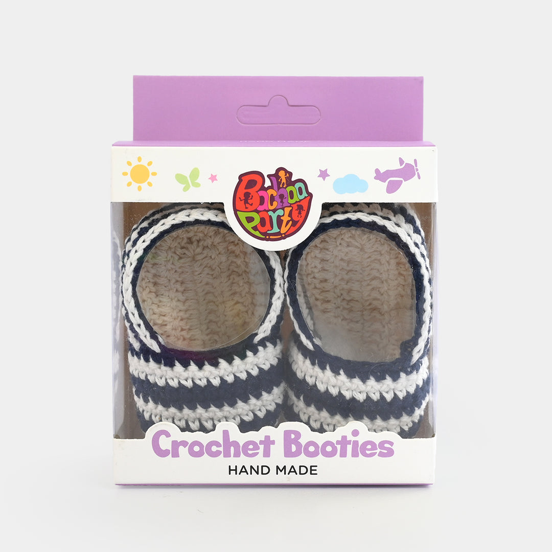 Hand-Made Crochet Baby Booties