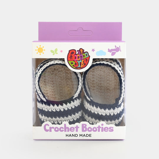 Hand-Made Crochet Baby Booties