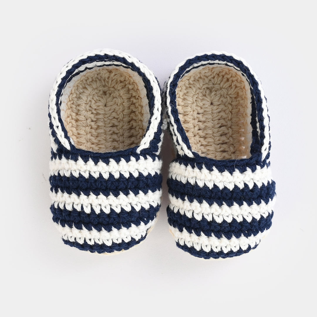 Hand-Made Crochet Baby Booties
