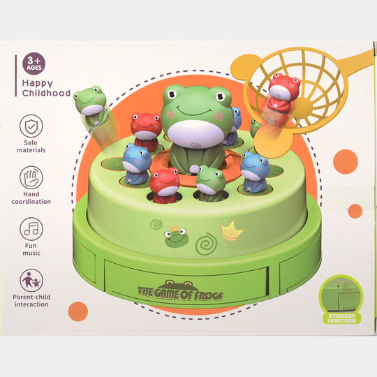 Children Bouncing Frog Catching Toy Game for Kids