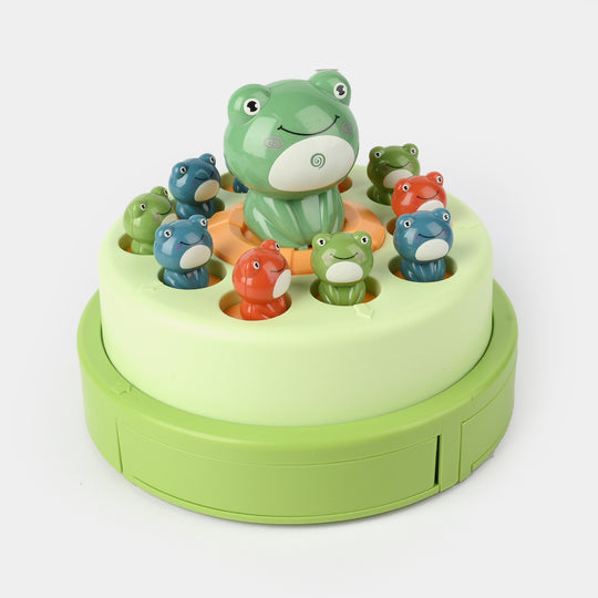 Children Bouncing Frog Catching Toy Game for Kids